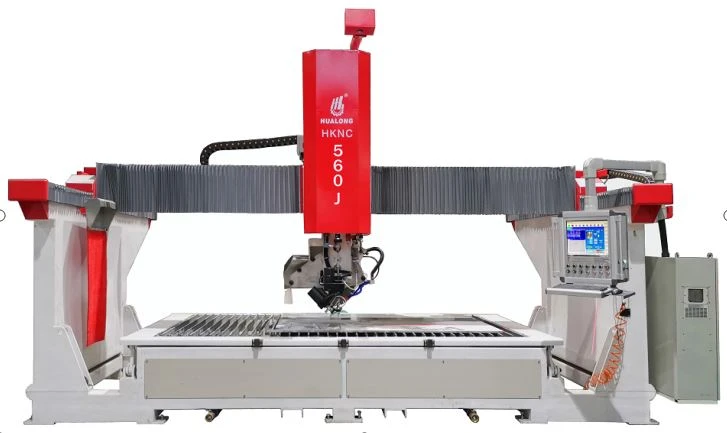 Pemotong Gergaji Jembatan Waterjet 5 Sumbu