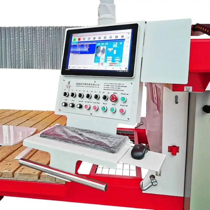 Hualong 5 Axis CNC Stone Cutting Machine